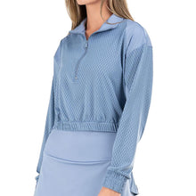 Load image into Gallery viewer, K-Swiss Diamond Quarter Zip Womens Tennis Pullover - INFINITY 479/L
 - 1