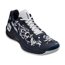 Load image into Gallery viewer, Wilson Rush Pro 4.0 Mens Hope NYC Tennis Shoes - Navy/White/D Medium/14.0
 - 1