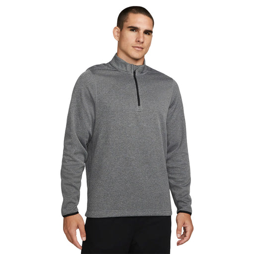 Nike Therma-FIT Victory Quarter Zip Mens Golf Top - BLACK 010/XXL