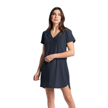 Load image into Gallery viewer, Lole Olive V-Neck Womens Dress - Outer Space/L
 - 1