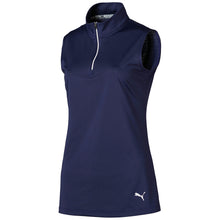 Load image into Gallery viewer, Puma Mock Womens Sleeveless Golf Shirt
 - 1