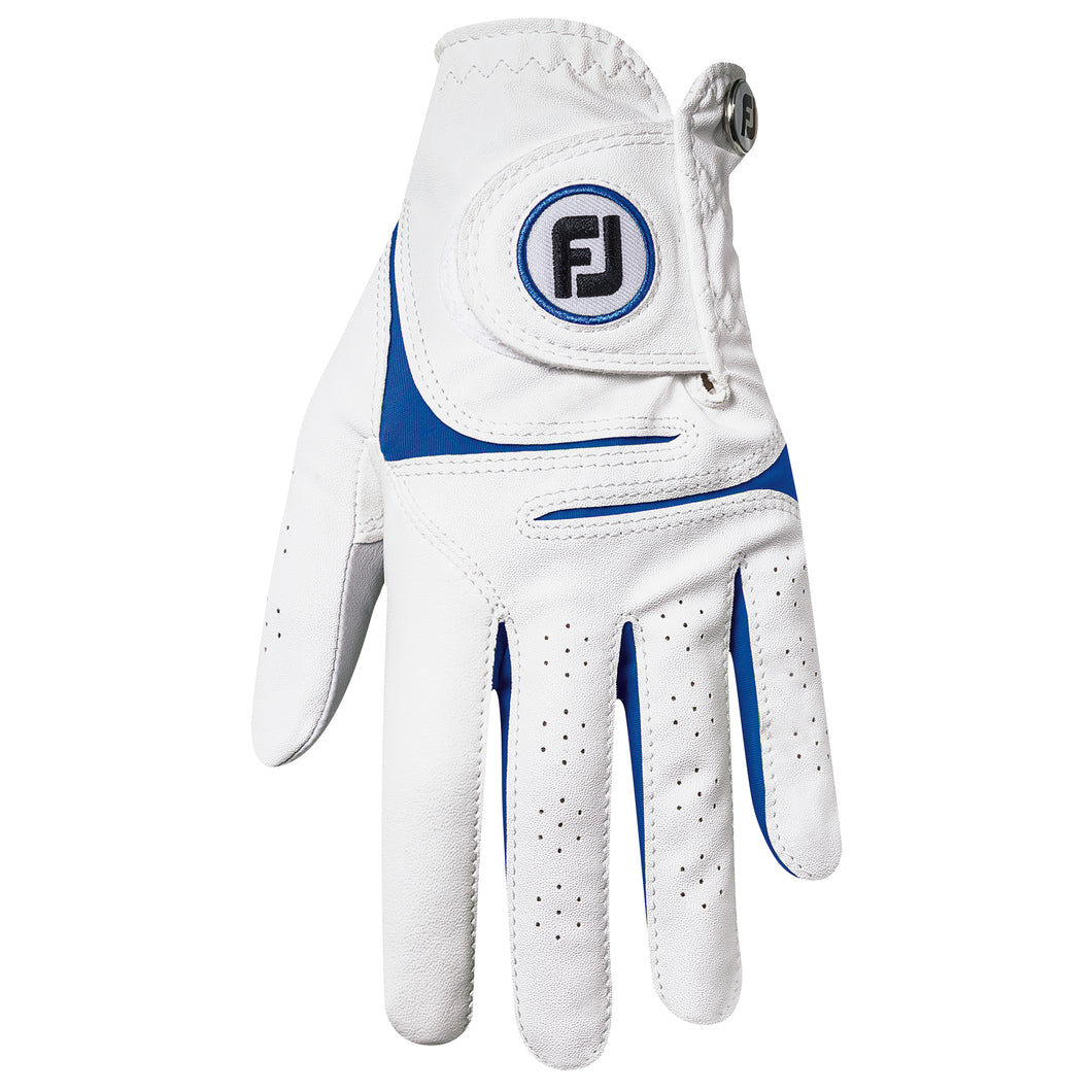 FootJoy WeatherSof Fashion Womens Golf Glove - Left/L/White/Blue