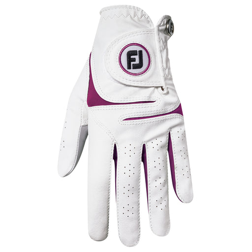 FootJoy WeatherSof Fashion Womens Golf Glove - Left/L/White/Fuchia