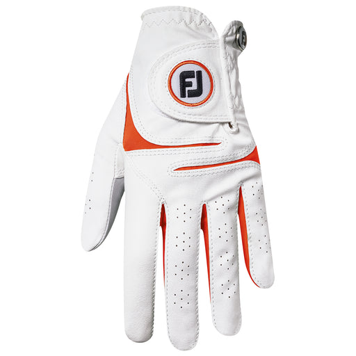 FootJoy WeatherSof Fashion Womens Golf Glove - Left/L/White/Orange