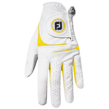 Load image into Gallery viewer, FootJoy WeatherSof Fashion Womens Golf Glove - Left/L/White/Yellow
 - 6