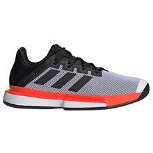 Load image into Gallery viewer, Adidas SoleMatch Bounce Mens Tennis Shoes - 13.0/Blk/Wht/Red/D Medium
 - 13