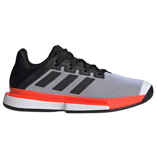 Adidas SoleMatch Bounce Mens Tennis Shoes - 13.0/Blk/Wht/Red/D Medium