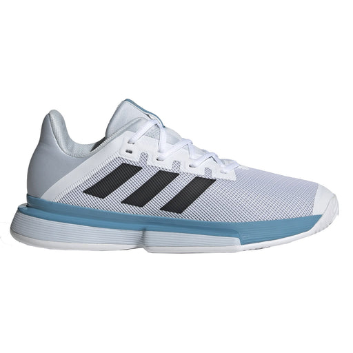 Adidas SoleMatch Bounce Mens Tennis Shoes - 13.5/White/Black/D Medium