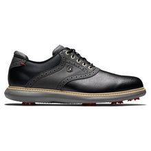 Load image into Gallery viewer, FootJoy Traditions Spiked Mens Golf Shoes - 15.0/Black/Blk/Gray/D Medium
 - 1