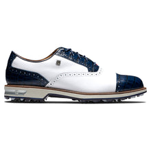 Load image into Gallery viewer, FootJoy Prem Series Packard Mens Golf Shoes 2023 - 11.5/White/Navy/Red/D Medium
 - 5