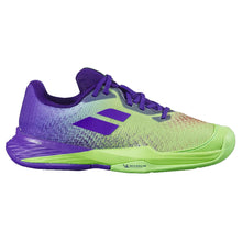 Load image into Gallery viewer, Babolat Jet Mach 3 All Court Junior Tennis Shoes - 7.0/JADE LIME 8007/M
 - 3