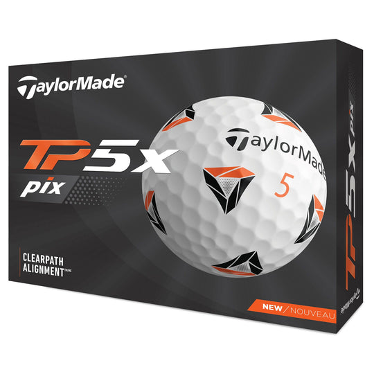 TaylorMade TP5x pix Golf Balls - Dozen