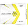 Callaway Supersoft 21 Yellow Golf Balls - Dozen