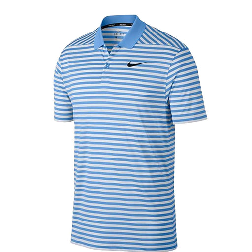 Nike Victory Stripe Mens Golf Polo - 407 PHOTO BLUE/XL