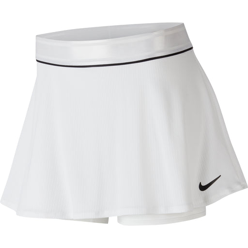 Nike Flouncy 13in Womens Tennis Skirt - 101 WHITE/BLACK/XL-Tall