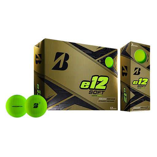 Bridgestone e12 SOFT Green Golf Balls - Dozen - Default Title