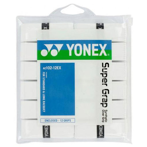 Yonex Super Grap White 12-Pack Overgrip - Default Title