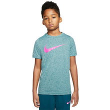 Load image into Gallery viewer, Nike Dri-FIT Legend Swoosh Boys Training T-Shirt - 347 MIDNIGHT/XL
 - 3