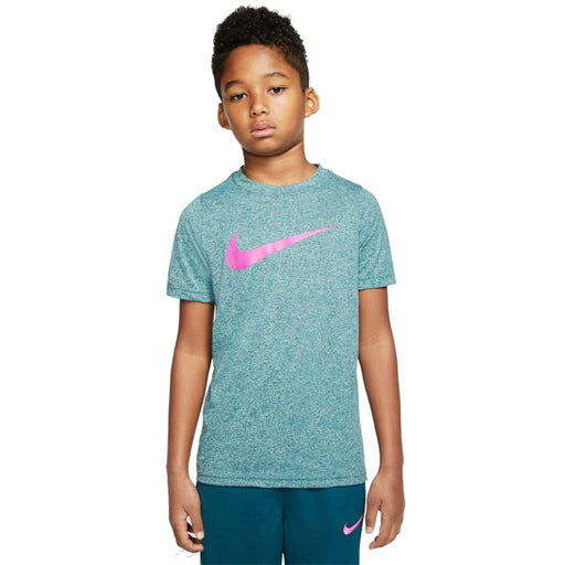 Nike Dri-FIT Legend Swoosh Boys Training T-Shirt - 347 MIDNIGHT/XL