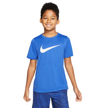Load image into Gallery viewer, Nike Dri-FIT Legend Swoosh Boys Training T-Shirt - GAME ROYAL 481/XL
 - 1
