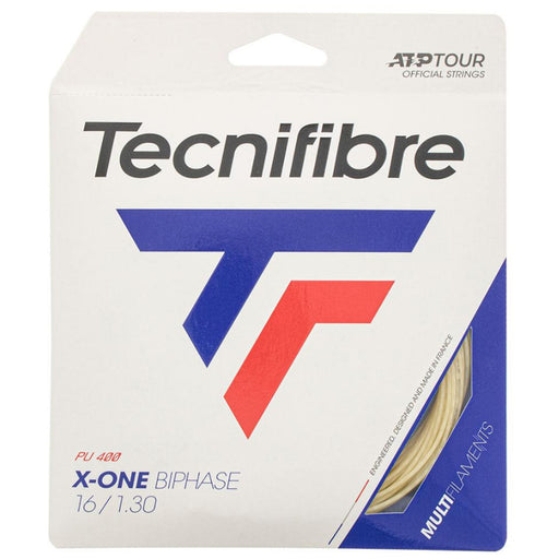 Tecnifibre X-One Biphase 18g Natural Tennis String - Default Title