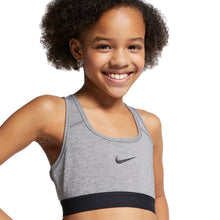 Load image into Gallery viewer, Nike Classic 1 Girls Sports Bra - 091 CARBON/L
 - 1