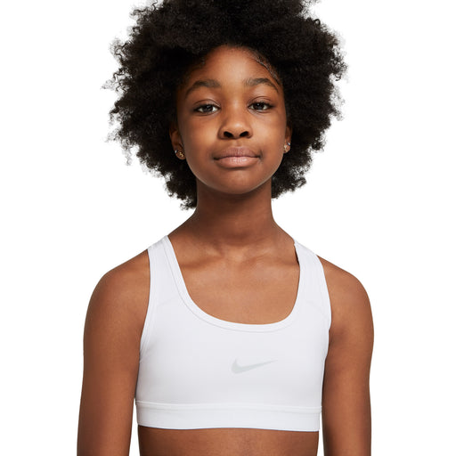 Nike Classic 1 Girls Sports Bra - 100 WHITE/L
