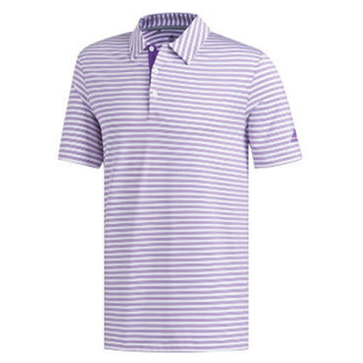 Adidas Ultimate365 Two Color Stripe Mens Golf Polo