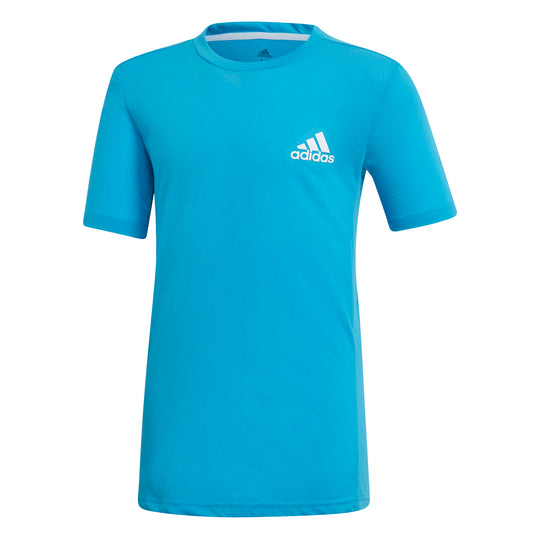 Adidas Escouade Boys Short Sleeve Crew Tennis Shirt