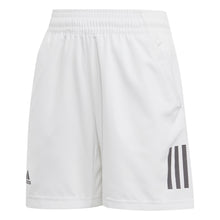 Load image into Gallery viewer, Adidas 3-Stripes Club White Boys Tennis Shorts
 - 1