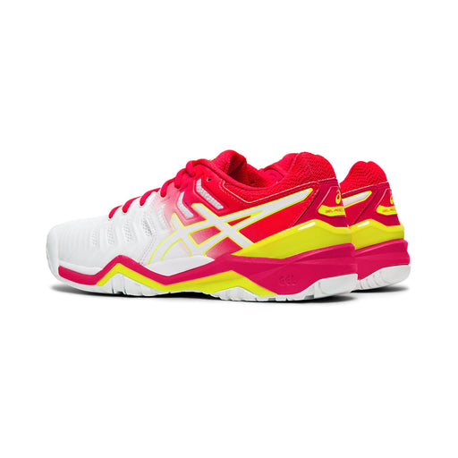 Asics Gel Resolution 7 White Pink W Tennis Shoes
