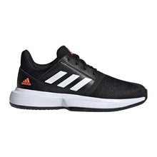 Load image into Gallery viewer, Adidas CourtJam XJ Black Junior Tennis Shoes
 - 1