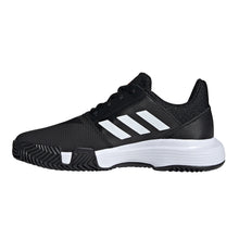 Load image into Gallery viewer, Adidas CourtJam XJ Black Junior Tennis Shoes
 - 2