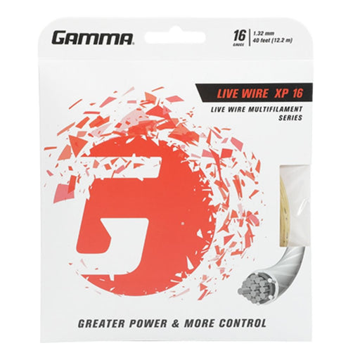 Gamma Live Wire XP 17 Gauge Tennis String - Default Title
