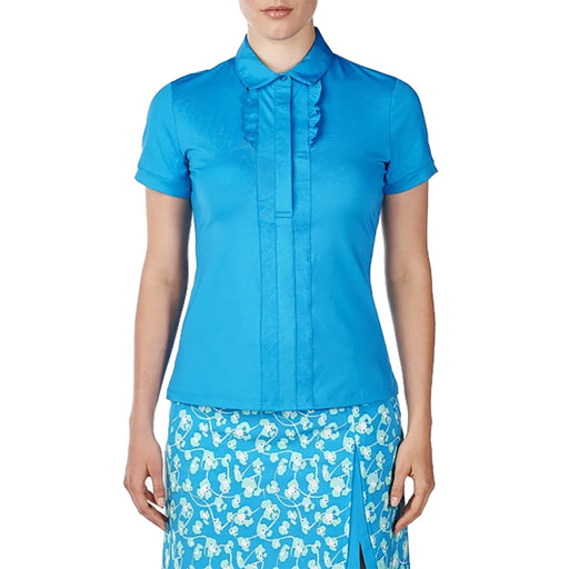 NVO Destination Collection Drew Womens Polo - 412 MALIBU BLUE/XL