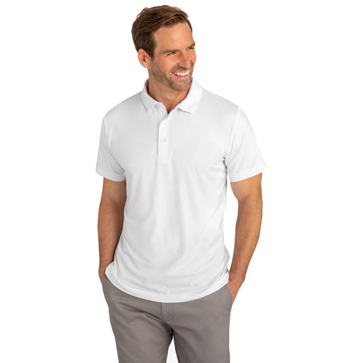 Mizzen + Main Phil Mickelson White Mens Polo