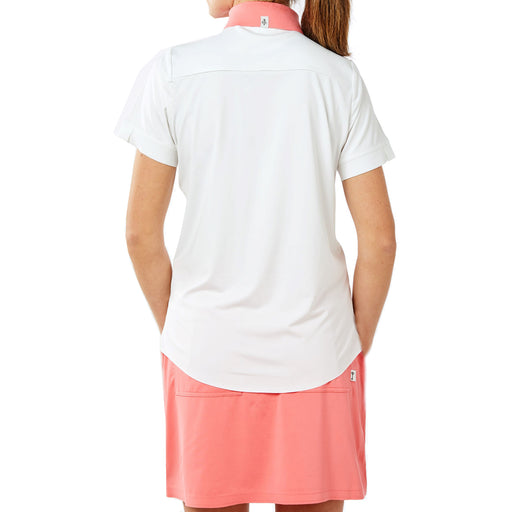 Belyn Key Contrast Womens Short Sleeve Golf Polo