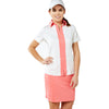 Belyn Key Contrast Womens Short Sleeve Golf Polo