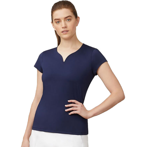 Fila Cap Sleeve Womens Tennis Shirt - Navy/XXL