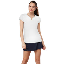 Load image into Gallery viewer, Fila Cap Sleeve Womens Tennis Shirt - White/XL
 - 4
