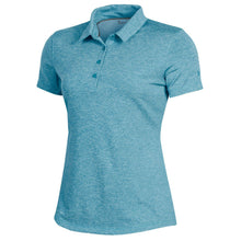 Load image into Gallery viewer, Under Armour Zinger 2.0 Heather Womens Golf Polo - Crest Blue 110t/XL
 - 4