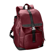 Load image into Gallery viewer, Wilson Fold Over Maroon Womens Tennis Backpack
 - 2