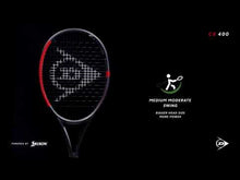 Load and play video in Gallery viewer, Dunlop CX 400 Unstrung Tennis Racquet 2020
 - 5